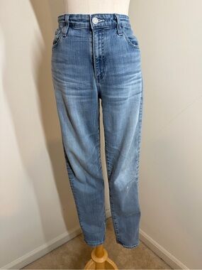 Adriano Goldschmidt AG The Farrah -SZ 29-High Rise Skinny Crop Blue Denim Jeans
